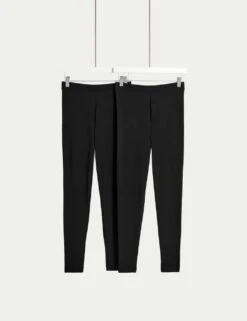 2pk High Waisted Leggings 20 2pk High Waisted Leggings -Marksandspencer Sale Store 2 pack high waist leggings 1