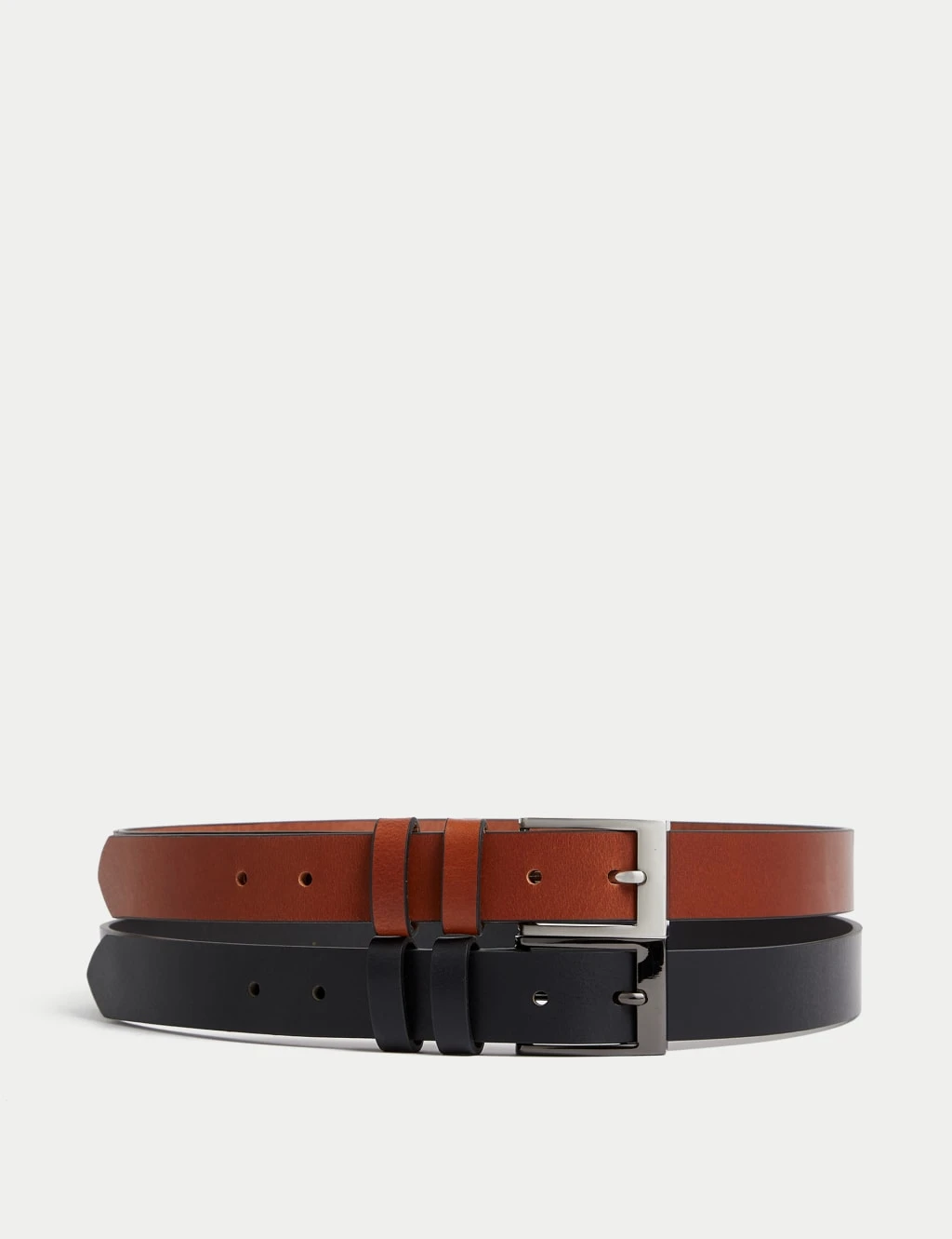 2 Pack Leather Smart Belts 5 2 Pack Leather Smart Belts - Image 5