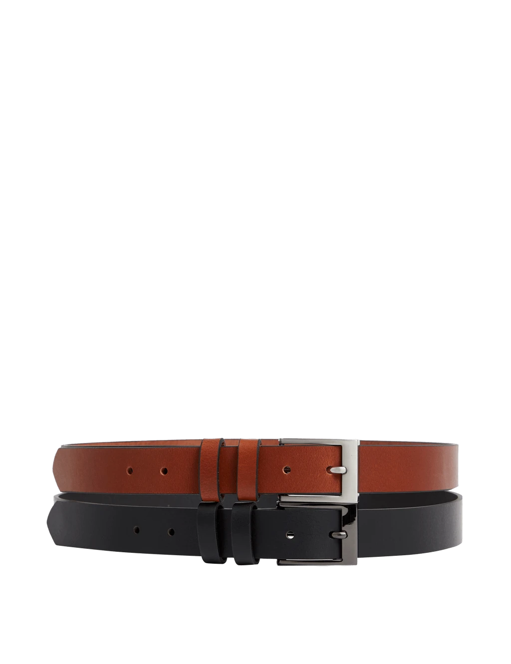 2 Pack Leather Smart Belts 3 2 Pack Leather Smart Belts - Image 3