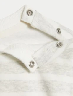 2pc Cotton Rich Striped Top & Jeans Outfit (0-8 Yrs) -Marksandspencer Sale Store 2pc Cotton Rich Striped Top Jeans Outfit 0 8 Yrs 1 4