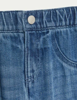 2pc Cotton Rich Striped Top & Jeans Outfit (0-8 Yrs) -Marksandspencer Sale Store 2pc Cotton Rich Striped Top Jeans Outfit 0 8 Yrs 1 5