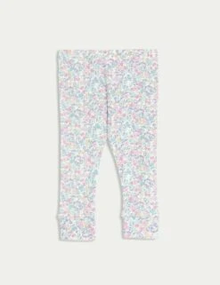 2pc Pure Cotton Ditsy Leggings Outfit (0-3 Yrs) -Marksandspencer Sale Store 2pc Pure Cotton Ditsy Leggings Outfit 0 3 Yrs 1 3