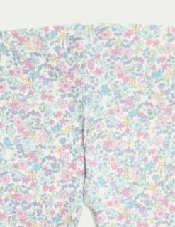 2pc Pure Cotton Ditsy Leggings Outfit (0-3 Yrs) -Marksandspencer Sale Store 2pc Pure Cotton Ditsy Leggings Outfit 0 3 Yrs 1 5