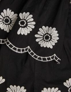 MONSOON 2pc Pure Cotton Embroidered Top & Shorts Set (3-13 Yrs) -Marksandspencer Sale Store 2pc Pure Cotton Embroidered Top Shorts Set 3 13 Yrs 1 2