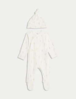 2pc Peter Rabbit™ Sleepsuit And Hat (7lbs-1 Yrs) -Marksandspencer Sale Store 2pc peter rabbit sleepsuit and hat 7lbs 1 yrs 1 7