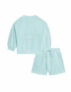 2pc Pure Cotton Beach Days Outfit (2-8 Yrs) 29 2pc Pure Cotton Beach Days Outfit (2-8 Yrs) -Marksandspencer Sale Store 2pc pure cotton beach days outfit 2 8 yrs