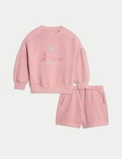 2pc Pure Cotton Beach Days Outfit (2-8 Yrs) 36 2pc Pure Cotton Beach Days Outfit (2-8 Yrs) -Marksandspencer Sale Store 2pc pure cotton beach days outfit 2 8 yrs 1 15
