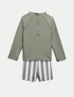 2pc Rash Vest & Swim Shorts Set (0 Mths-6 Yrs) 23 2pc Rash Vest & Swim Shorts Set (0 Mths-6 Yrs) -Marksandspencer Sale Store 2pc rash vest and swim shorts set 0 mths 6 yrs 1 5