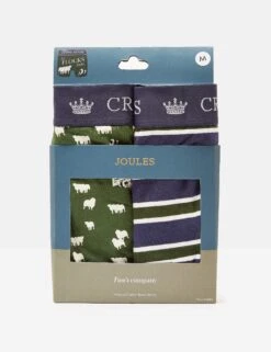 Joules 2pk Cotton Rich Assorted Boxers