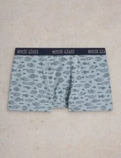 WHITE STUFF 2pk Cotton Rich Fish Boxers -Marksandspencer Sale Store 2pk Cotton Rich Fish Boxers 1