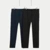 2pk Cotton Rich Straight Leg Joggers -Marksandspencer Sale Store 2pk Cotton Rich Straight Leg Joggers