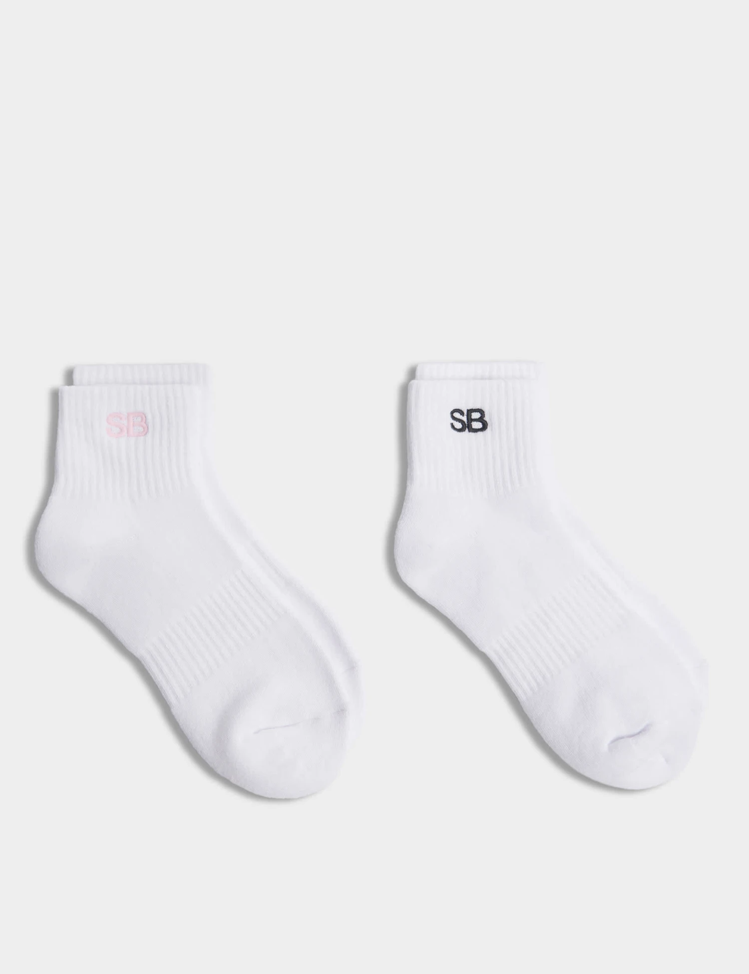 Sweaty Betty 2pk Logo Cotton Rich Ankle High Socks 2 Sweaty Betty 2pk Logo Cotton Rich Ankle High Socks - Image 2
