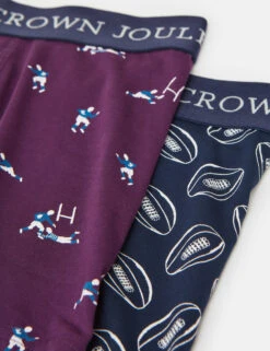 Joules 2pk Pure Cotton Jersey Printed Boxers -Marksandspencer Sale Store 2pk Pure Cotton Jersey Printed Boxers 3