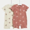 2pk Pure Cotton Printed Rompers (0 Mths - 3 Yrs) 9 2pk Pure Cotton Printed Rompers (0 Mths - 3 Yrs) -Marksandspencer Sale Store 2pk Pure Cotton Printed Rompers 0 Mths 3 Yrs