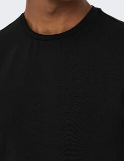 Only & Sons 2pk Slim Fit Cotton Rich Crew Neck T-Shirts -Marksandspencer Sale Store 2pk Slim Fit Cotton Rich Crew Neck T Shirts 6