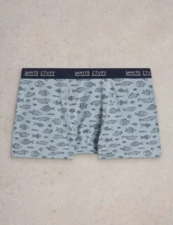 WHITE STUFF 2pk Cotton Rich Fish Boxers -Marksandspencer Sale Store 2pk cotton rich fish boxers 4