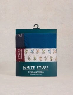 WHITE STUFF 2pk Cotton Rich Fish Boxers -Marksandspencer Sale Store 2pk cotton rich fish boxers 8