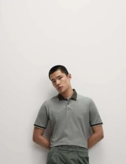 2pk Cotton Rich Tipped Polo Shirts -Marksandspencer Sale Store 2pk cotton rich tipped polo shirts 8