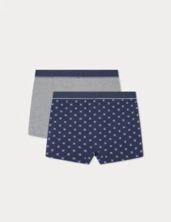 Hackett 2pk Cotton Stretch Pattern Boxers -Marksandspencer Sale Store 2pk cotton stretch pattern boxers 2
