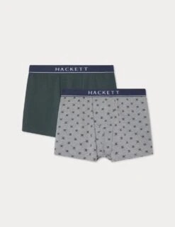 Hackett 2pk Cotton Stretch Pattern Boxers -Marksandspencer Sale Store 2pk cotton stretch pattern boxers 5