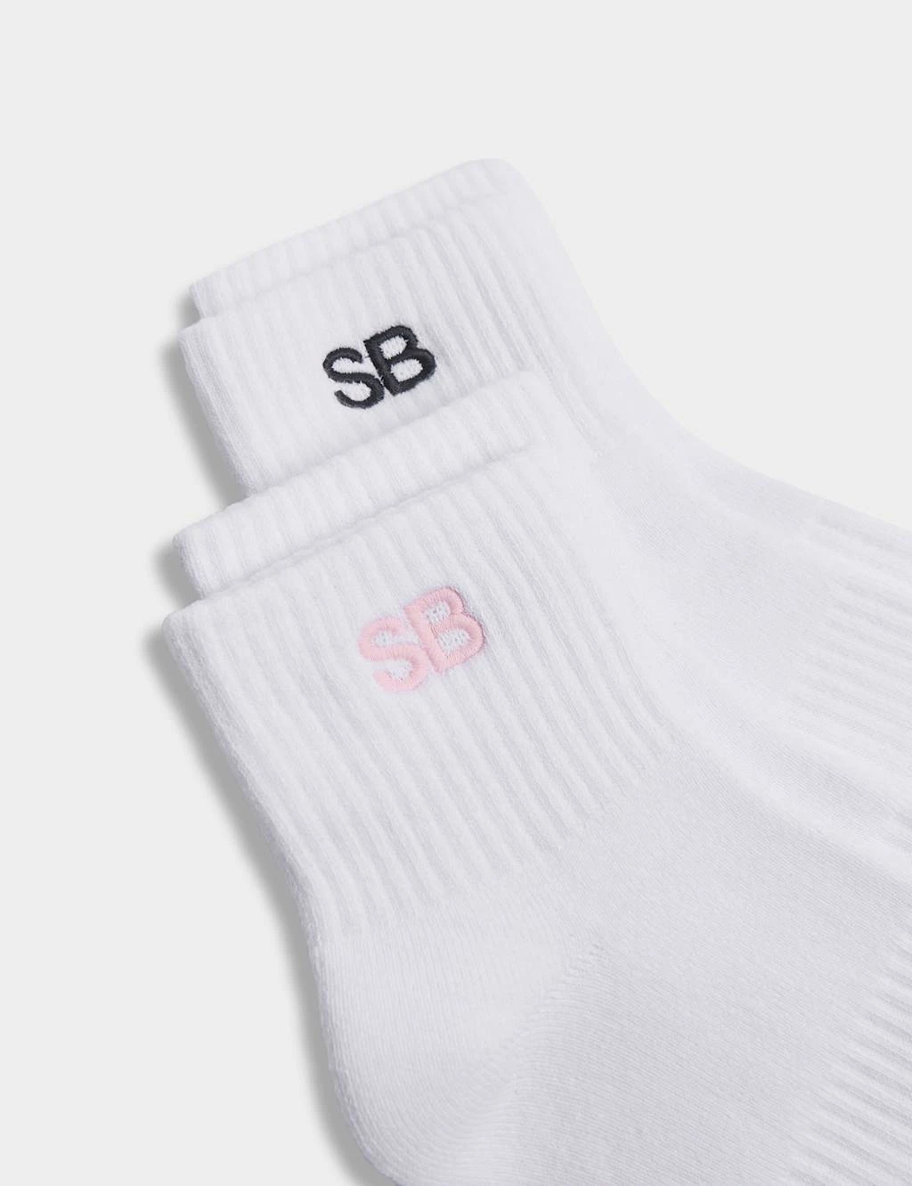 Sweaty Betty 2pk Logo Cotton Rich Ankle High Socks 5 Sweaty Betty 2pk Logo Cotton Rich Ankle High Socks - Image 5