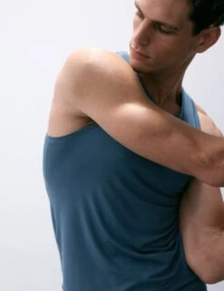 2pk Modal Rich 360 Flex Sleeveless Vest -Marksandspencer Sale Store 2pk modal rich 360 flex sleeveless vest 13