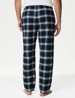 2pk Pure Cotton Checked Pyjama Bottoms -Marksandspencer Sale Store 2pk pure cotton checked pyjama bottoms 6