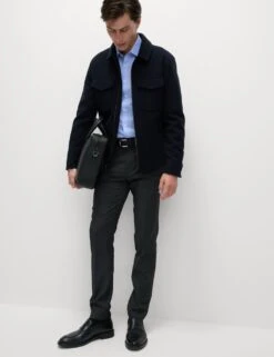 2pk Skinny Fit Easy Iron Cotton Blend Shirts -Marksandspencer Sale Store 2pk skinny fit easy iron cotton blend shirts 13