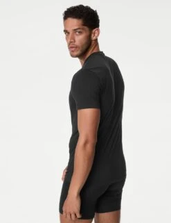 2pk Supima® Cotton Drop Needle Vest Box -Marksandspencer Sale Store 2pk supima cotton richdropneedle vests 2