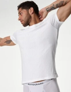 2pk Supima® Cotton Drop Needle Vest Box -Marksandspencer Sale Store 2pk supima cotton richdropneedle vests 5