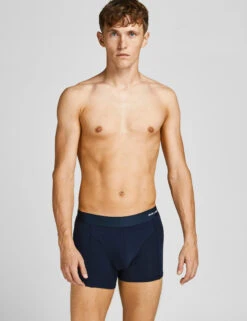 Jack & Jones 3pk Cotton Blend Trunks -Marksandspencer Sale Store 3pk Cotton Blend Trunks 1