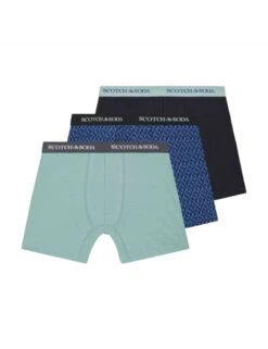 Scotch & Soda 3pk Cotton Rich Patterned Boxers