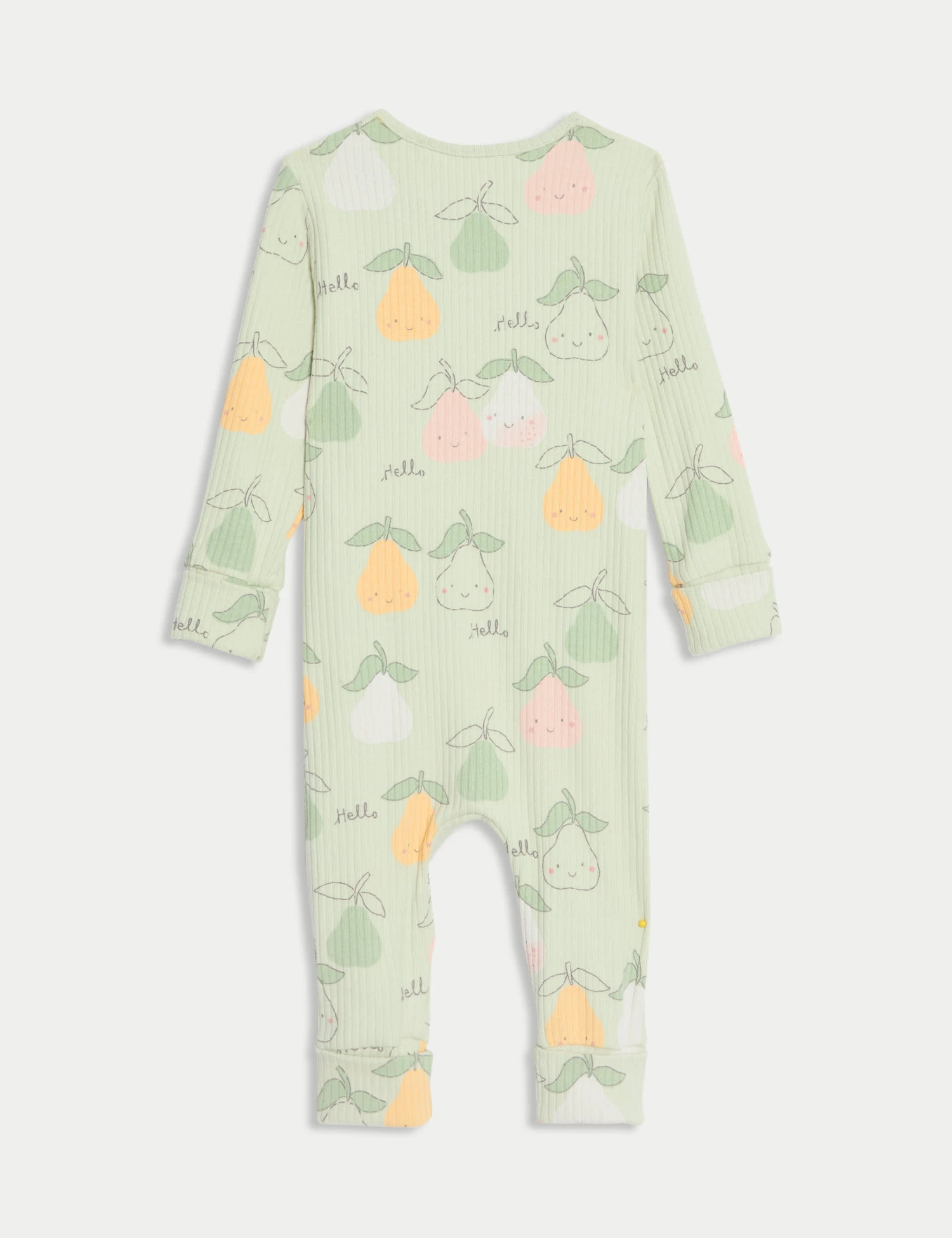 3pk Cotton Rich Sleepsuits (6½lbs-3 Yrs) 3 3pk Cotton Rich Sleepsuits (6½lbs-3 Yrs) - Image 3