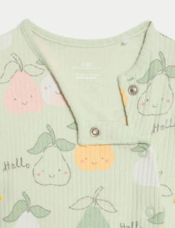 3pk Cotton Rich Sleepsuits (6½lbs-3 Yrs) 15 3pk Cotton Rich Sleepsuits (6½lbs-3 Yrs) -Marksandspencer Sale Store 3pk Cotton Rich Sleepsuits 6 lbs 3 Yrs 1 3