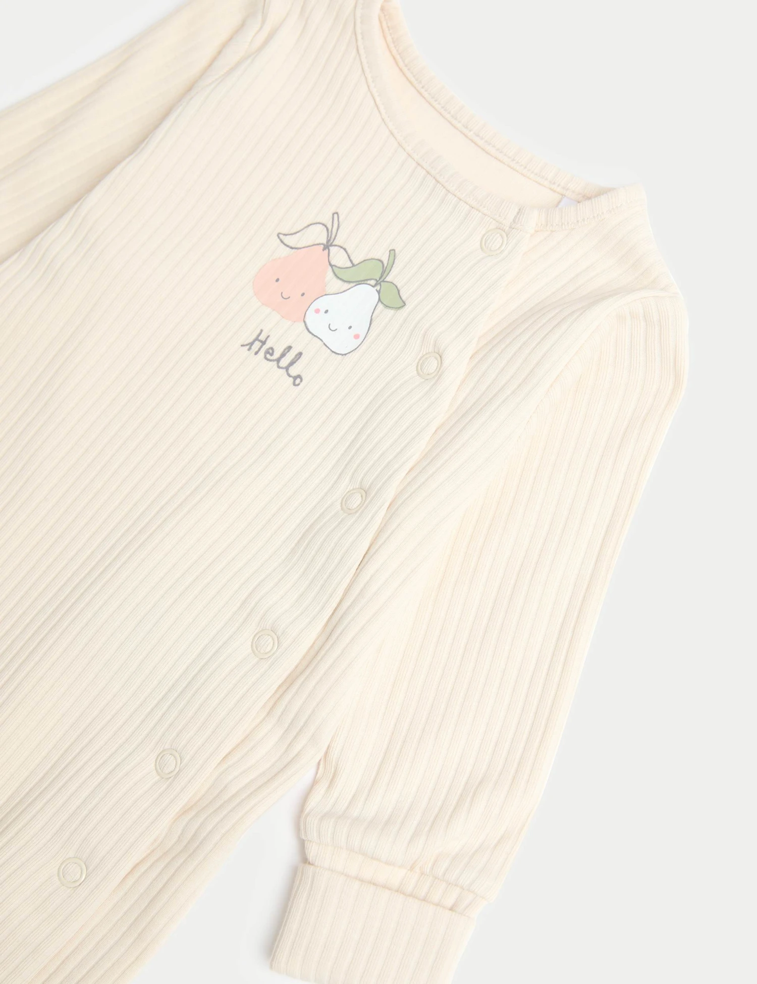 3pk Cotton Rich Sleepsuits (6½lbs-3 Yrs) 6 3pk Cotton Rich Sleepsuits (6½lbs-3 Yrs) - Image 6