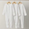 Mamas & Papas 3pk Pure Cotton Sleepsuits (7lbs-2 Yrs) -Marksandspencer Sale Store 3pk Pure Cotton Sleepsuits 7lbs 2 Yrs