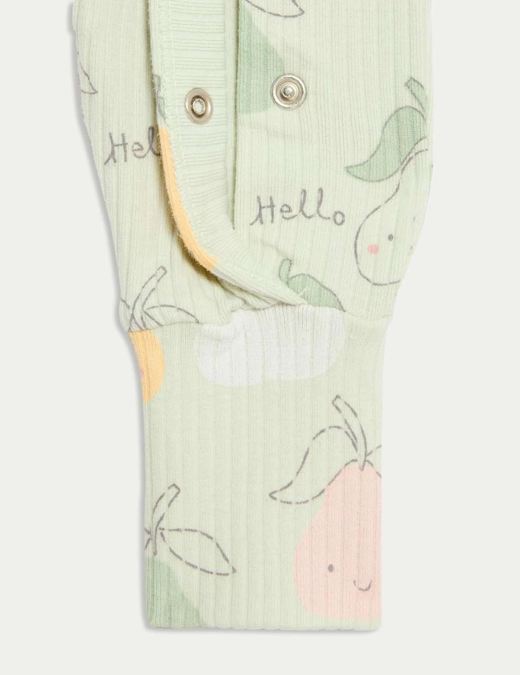 3pk Cotton Rich Sleepsuits (6½lbs-3 Yrs) 9 3pk Cotton Rich Sleepsuits (6½lbs-3 Yrs) - Image 9