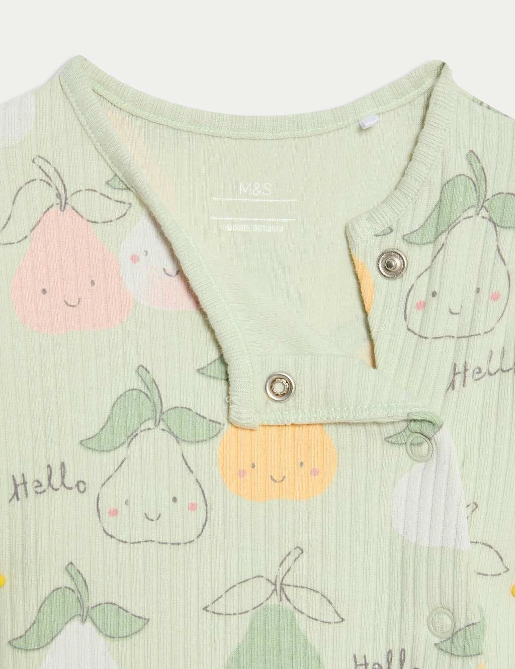 3pk Cotton Rich Sleepsuits (6½lbs-3 Yrs) 10 3pk Cotton Rich Sleepsuits (6½lbs-3 Yrs) - Image 10