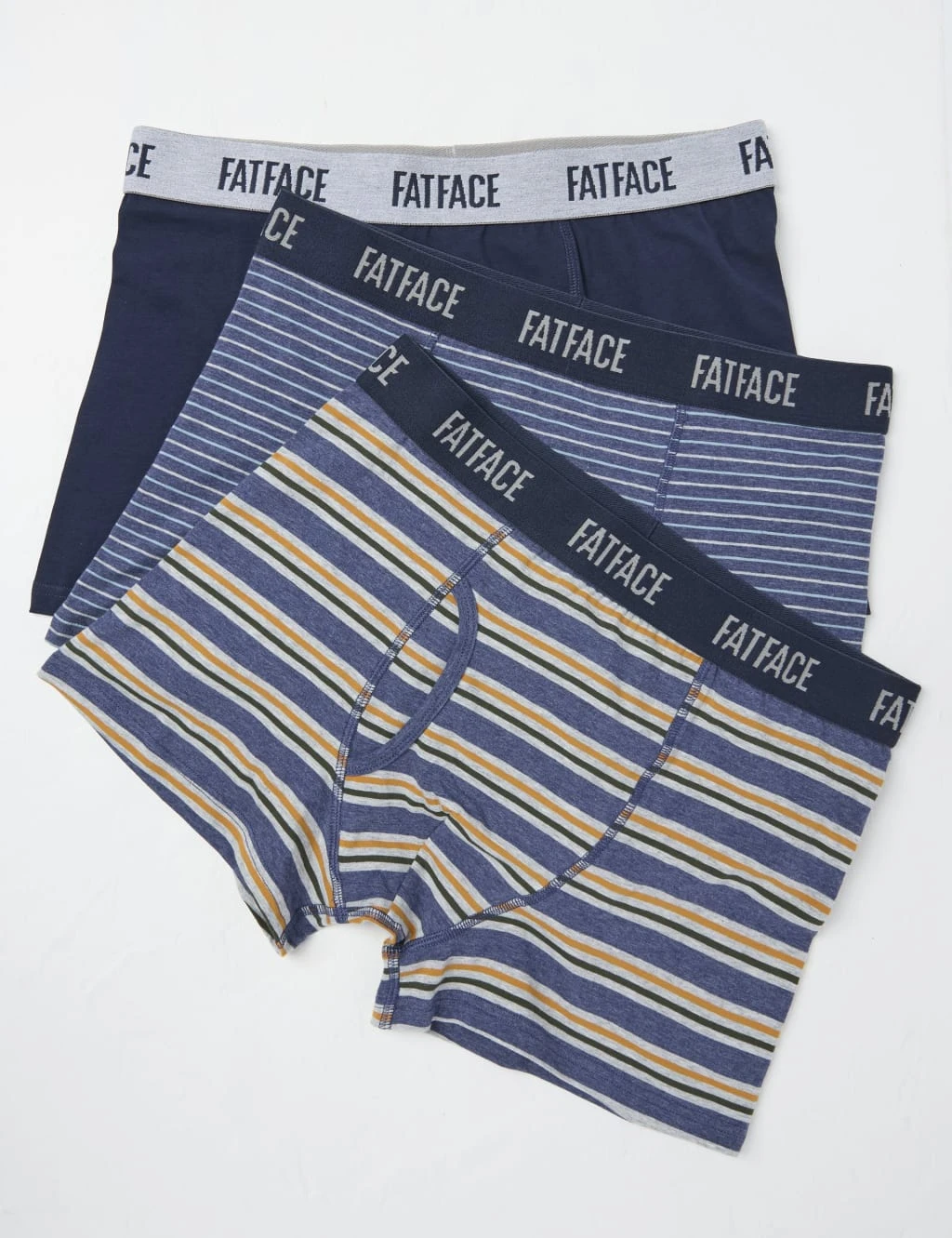 3pk Cotton Rich Striped Boxers 4 3pk Cotton Rich Striped Boxers - Image 4