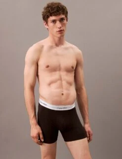 Calvin Klein 3pk Icon Cotton Stretch Boxers -Marksandspencer Sale Store 3pk icon cotton stretch boxers 11