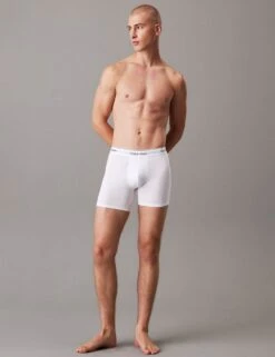 Calvin Klein 3pk Icon Cotton Stretch Boxers -Marksandspencer Sale Store 3pk icon cotton stretch boxers 19