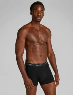 Calvin Klein 3pk Icon Cotton Stretch Trunks -Marksandspencer Sale Store 3pk icon cotton stretch trunks 7