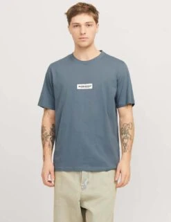 Jack & Jones 3pk Pure Cotton Logo Print T-Shirts -Marksandspencer Sale Store 3pk pure cotton logo print t shirts 8