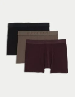 3pk Supima® Cotton Modal Supersoft Trunk Box -Marksandspencer Sale Store 3pk supima cotton blend trunks 4