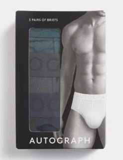 3pk Supima Cotton Modal Supersoft Briefs -Marksandspencer Sale Store 3pk supima cotton modal supersoft briefs 3