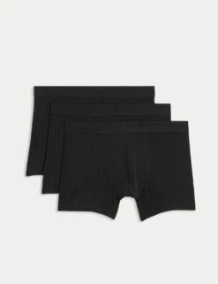3pk Supima® Cotton Drop Needle Trunks Box -Marksandspencer Sale Store 3pk supima cotton rich drop needle trunks 11