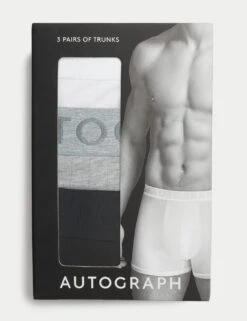 3pk Supima® Cotton Drop Needle Trunks Box -Marksandspencer Sale Store 3pk supima cotton rich drop needle trunks 3