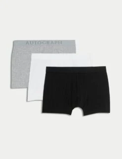 3pk Supima® Cotton Drop Needle Trunks Box -Marksandspencer Sale Store 3pk supima cotton rich drop needle trunks 5