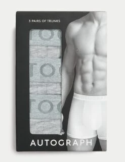 3pk Supima® Cotton Drop Needle Trunks Box -Marksandspencer Sale Store 3pk supima cotton rich drop needle trunks 6