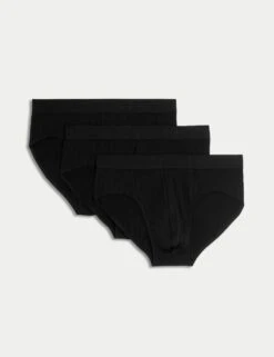 3pk Supima® Cotton Drop Needle Brief Box -Marksandspencer Sale Store 3pk supima cottonrichdropneedle briefs 5